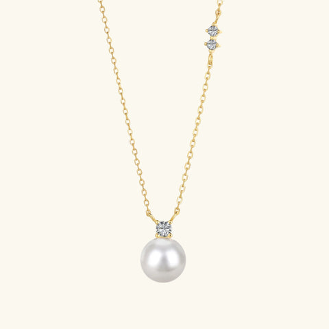 Celestial Pearl Drop Pendant