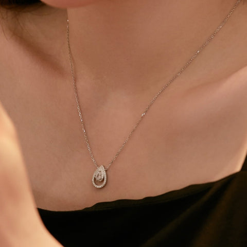 Pear Cut Necklace