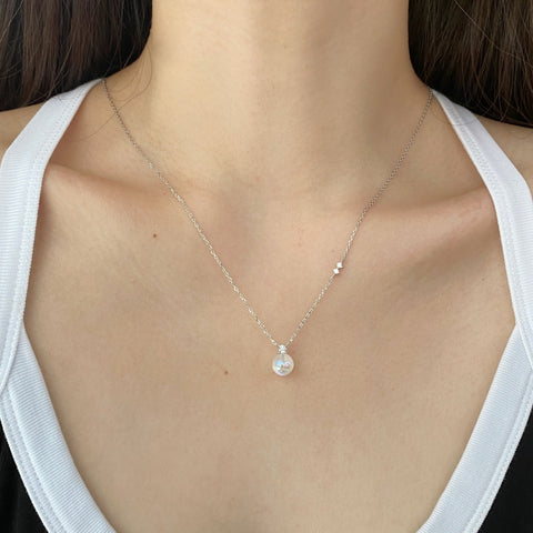 Celestial Pearl Drop Pendant