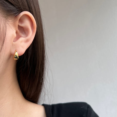 Crescent Teardrop Earrings