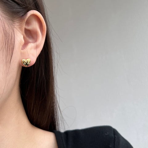 Starlit Heart Studs