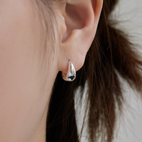 Crescent Teardrop Earrings