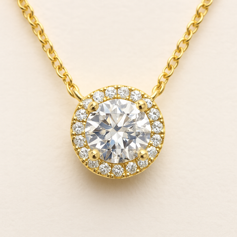 Round Natural Necklace