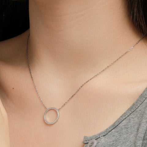 Circle Pendant Necklace