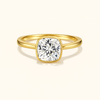 Cushion Solitaire Ring