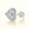 Double Heart Open Ring