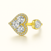 Double Heart Open Ring