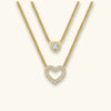 Double Heart Necklace