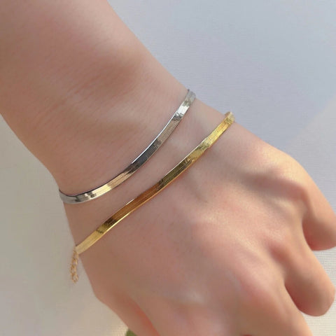 Herringbone Chain Bracelet