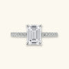 Hidden Halo Pave Ring