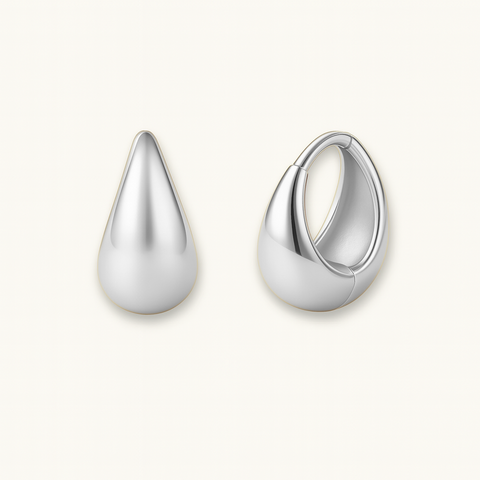 Crescent Teardrop Earrings